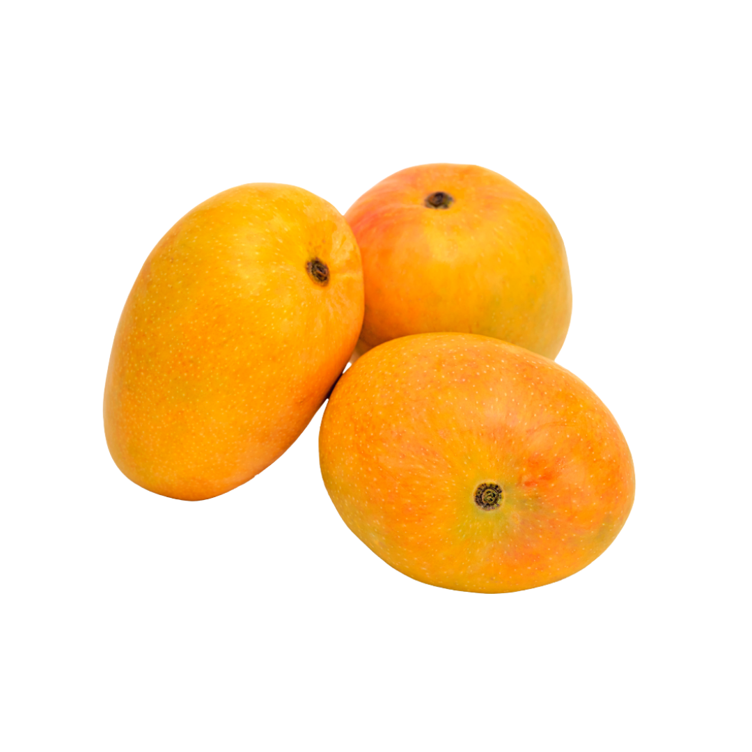 Indulge in the "King of Mangoes." Our Alphonso Mango is world-renowned for its buttery, fiberless texture and legendary sweetness. Handpicked and naturally ripened for a truly royal experience.