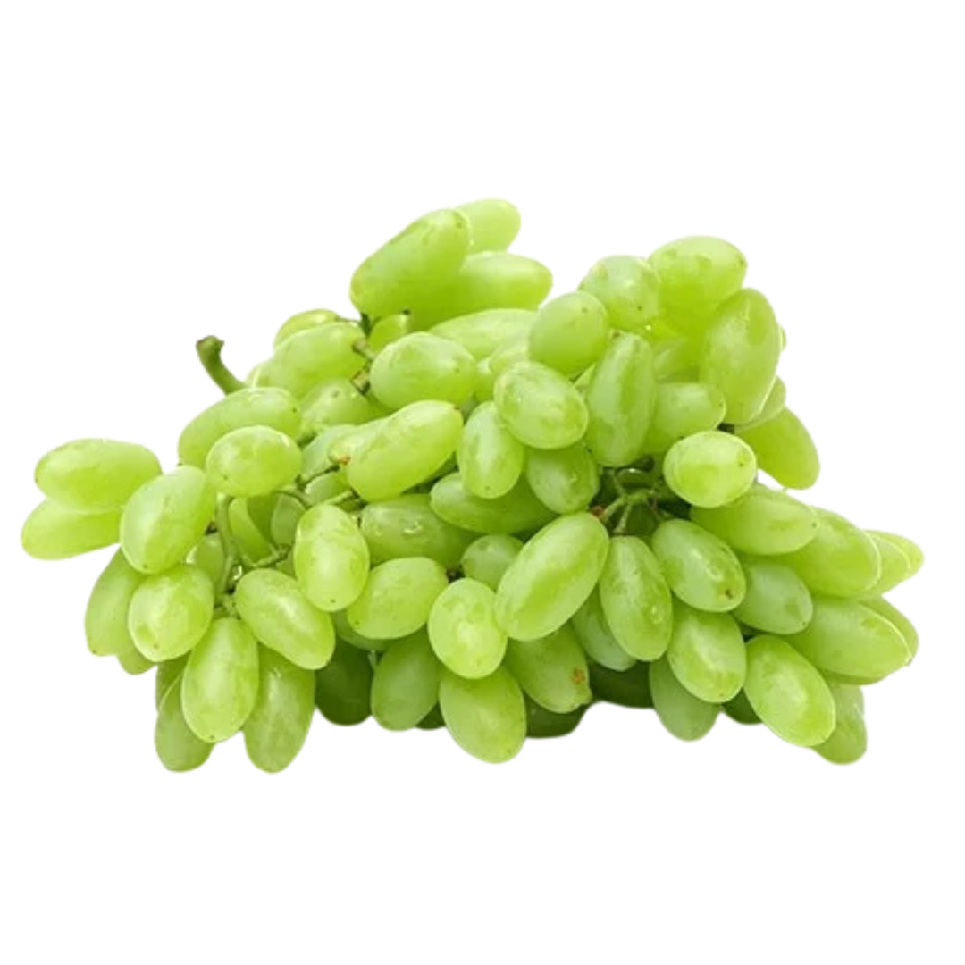 Naturally sweet and crisp, green grapes are known for their fresh flavor, juicy bite, and refreshing taste. Carefully sourced to deliver premium freshness in every bite.