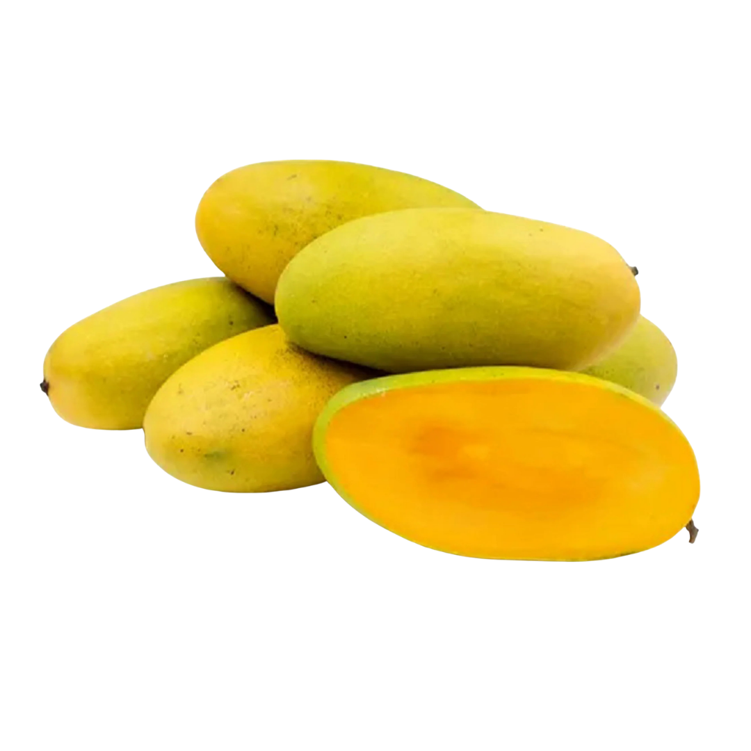 Famous for its fiberless, velvety pulp and intense honey-sweet flavor, our Dasheri Mango is a true summer classic. Handpicked and naturally ripened for a smooth, succulent, and premium experience.